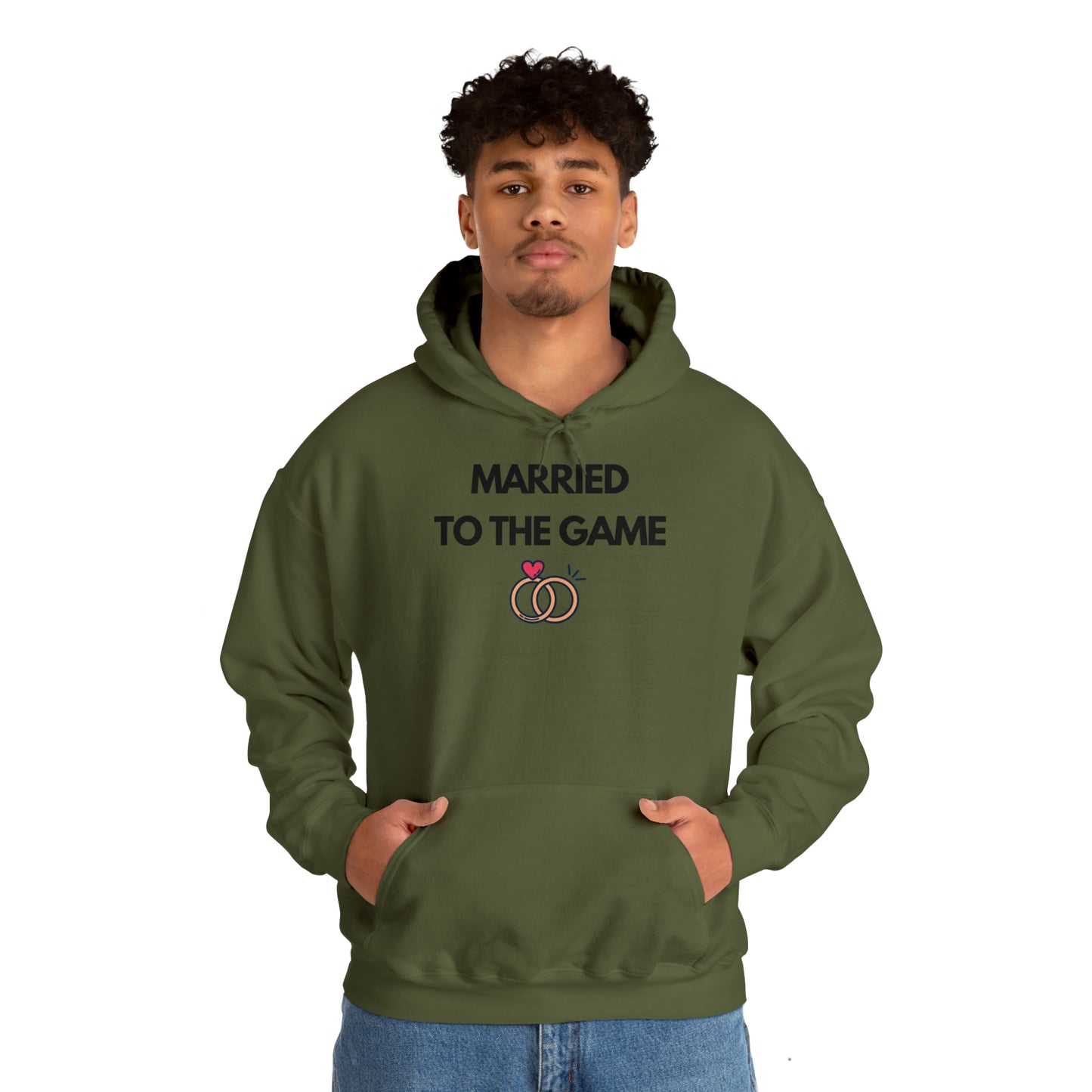 Married To The Game Hoodie - Unisex Heavy Blend™ Hooded Sweatshirt