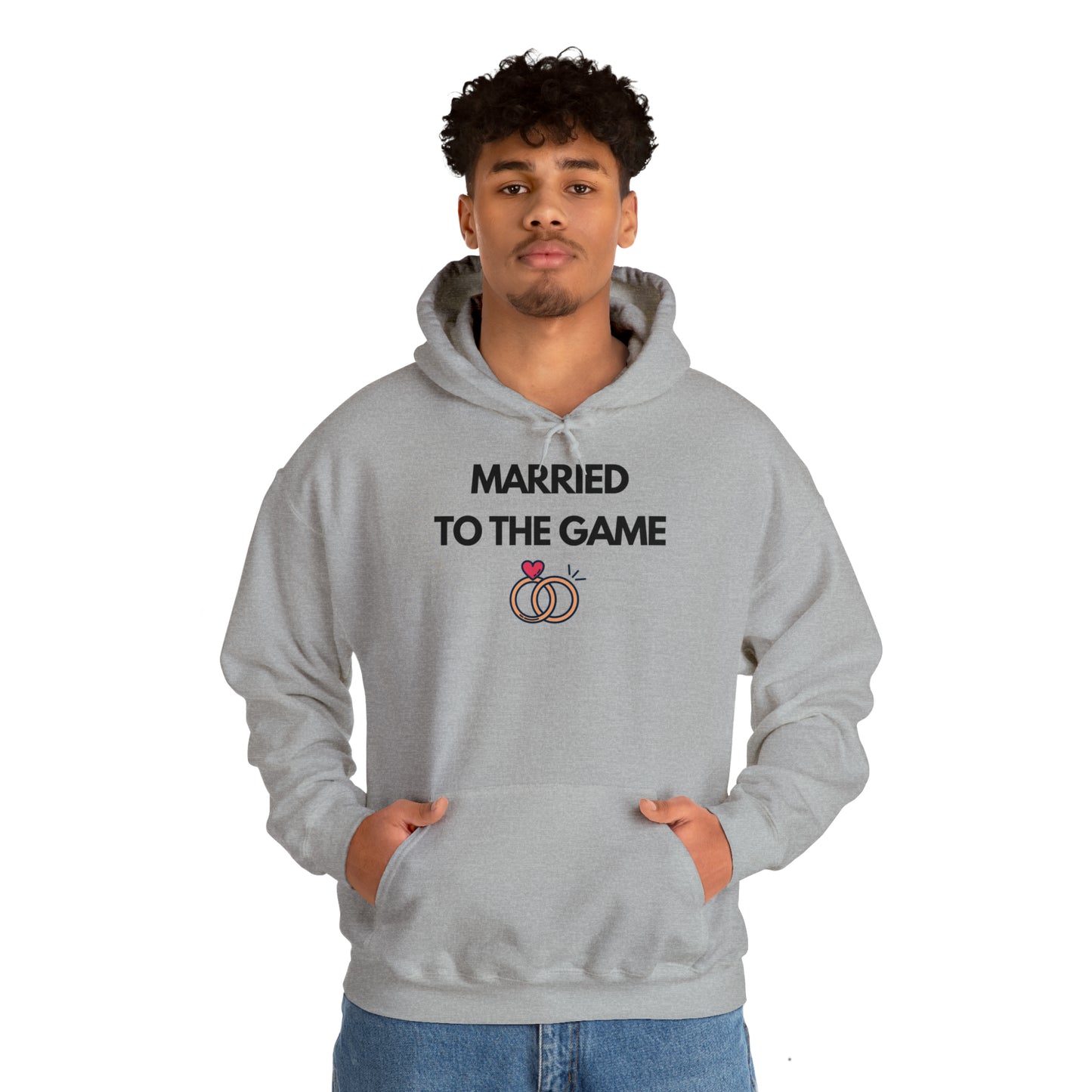 Married To The Game Hoodie - Unisex Heavy Blend™ Hooded Sweatshirt