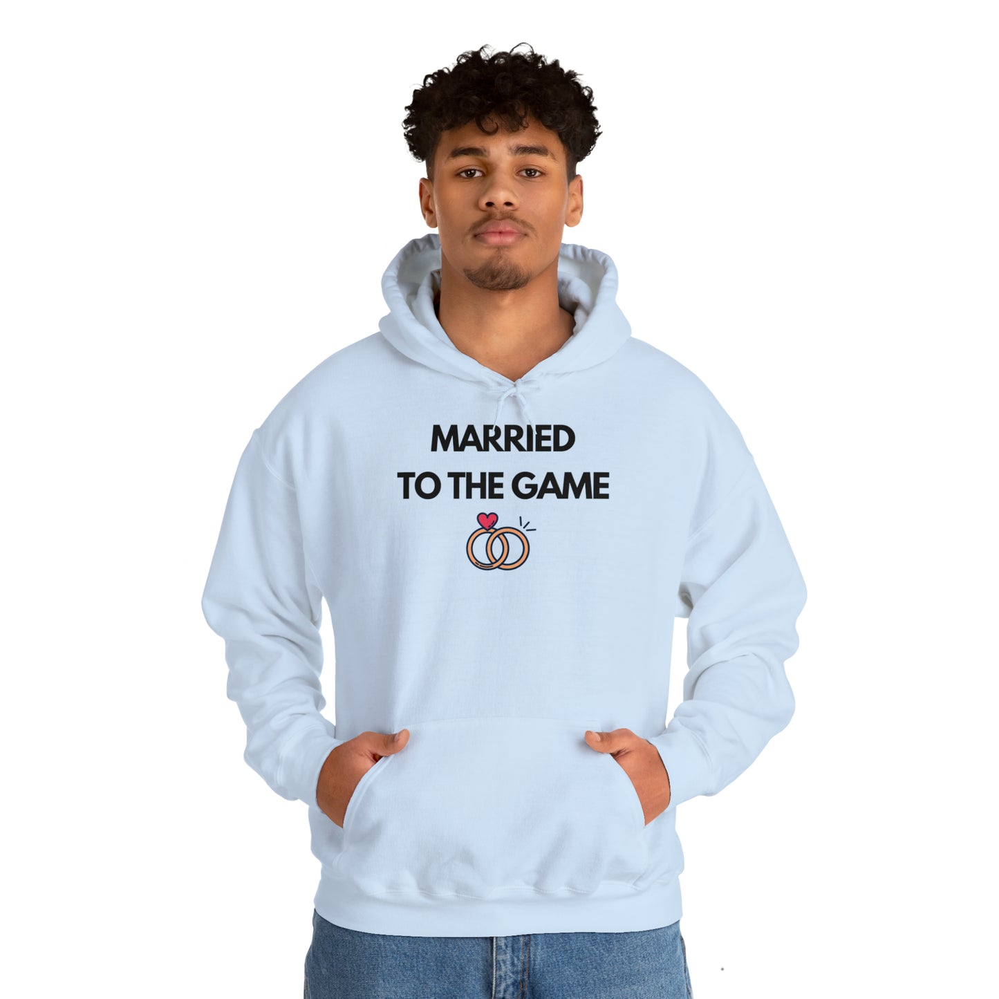 Married To The Game Hoodie - Unisex Heavy Blend™ Hooded Sweatshirt
