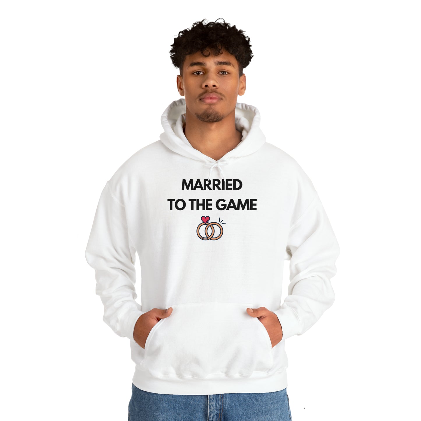 Married To The Game Hoodie - Unisex Heavy Blend™ Hooded Sweatshirt
