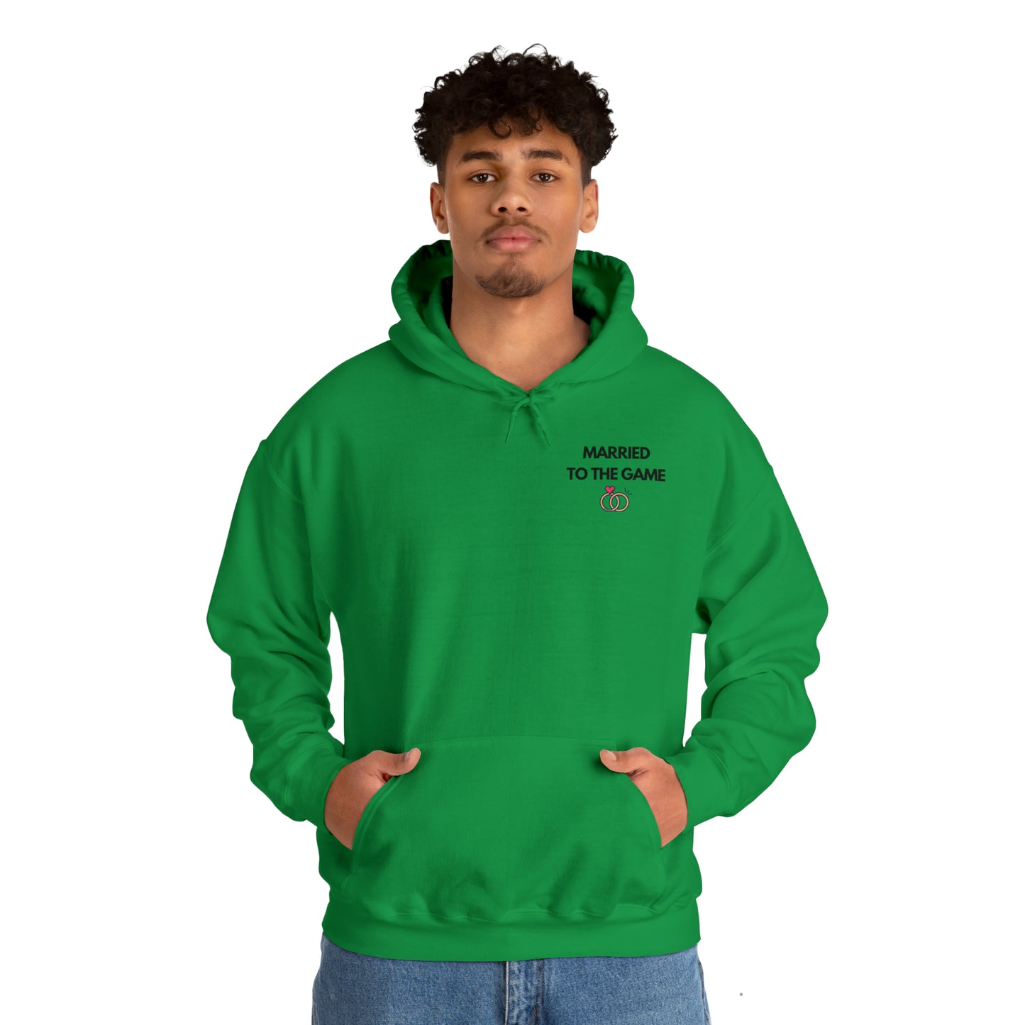 Married To The Game Small Logo Hoodie - Unisex Heavy Blend™ Hooded Sweatshirt