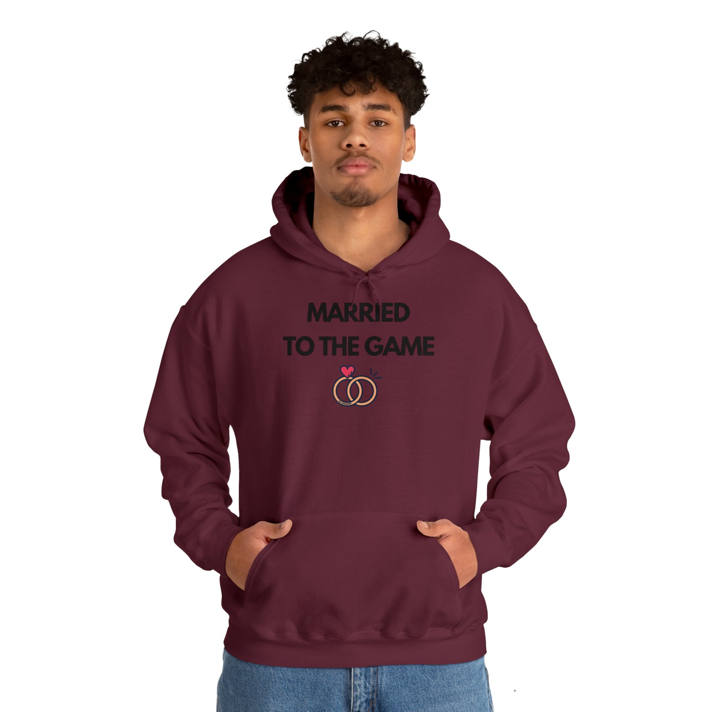 Married To The Game Hoodie - Unisex Heavy Blend™ Hooded Sweatshirt