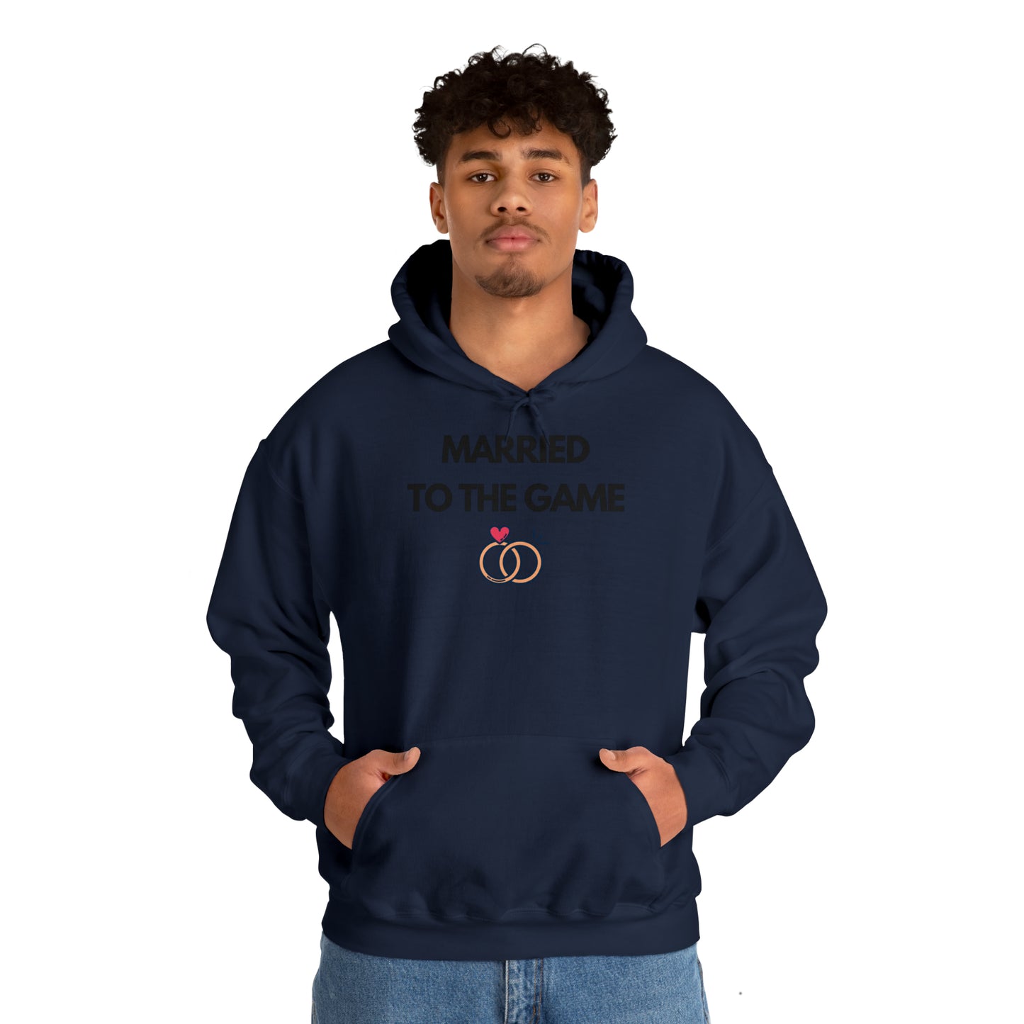 Married To The Game Hoodie - Unisex Heavy Blend™ Hooded Sweatshirt