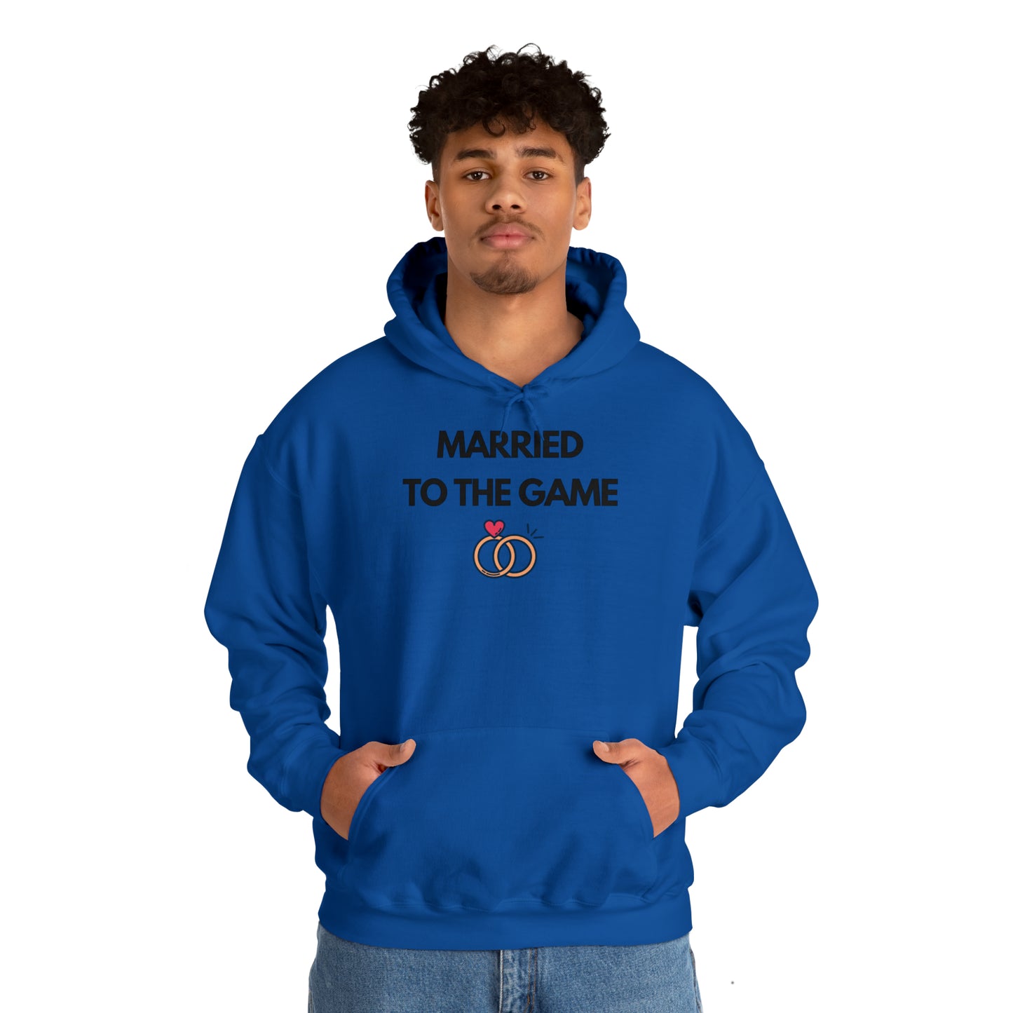 Married To The Game Hoodie - Unisex Heavy Blend™ Hooded Sweatshirt