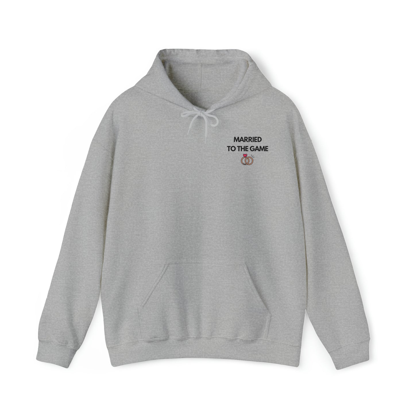 Married To The Game Small Logo Hoodie - Unisex Heavy Blend™ Hooded Sweatshirt