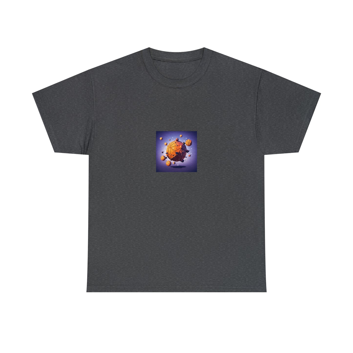 Basketball Orbit Tee - Unisex Heavy Cotton Tee