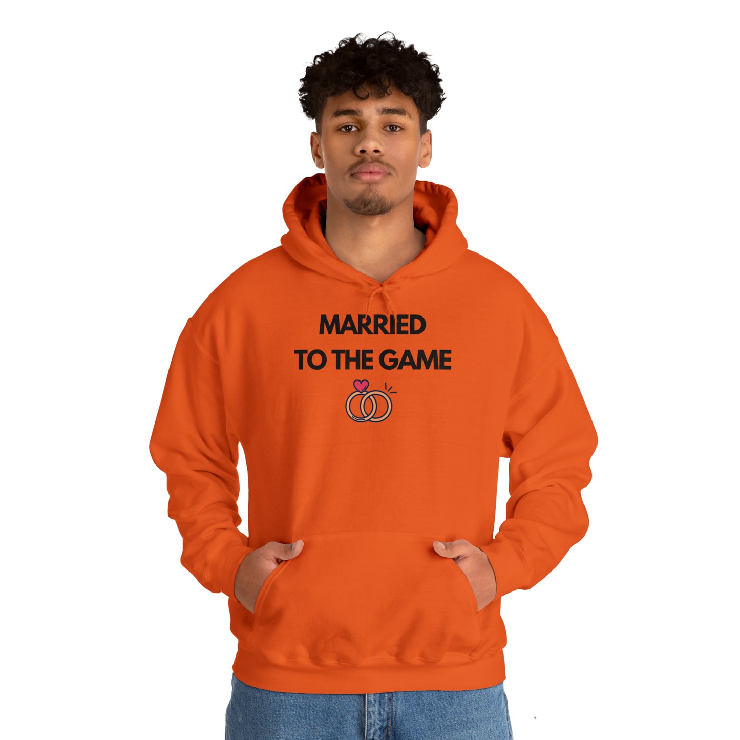 Married To The Game Hoodie - Unisex Heavy Blend™ Hooded Sweatshirt