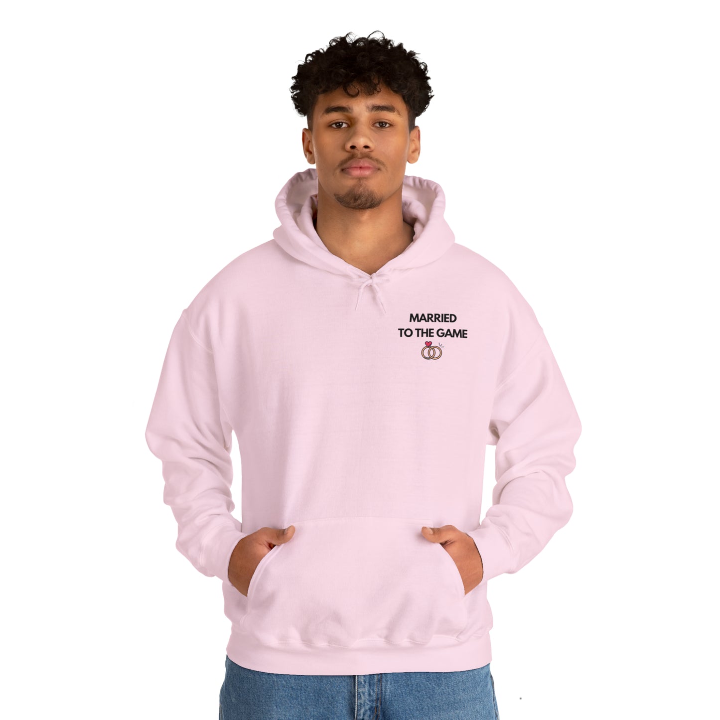 Married To The Game Small Logo Hoodie - Unisex Heavy Blend™ Hooded Sweatshirt