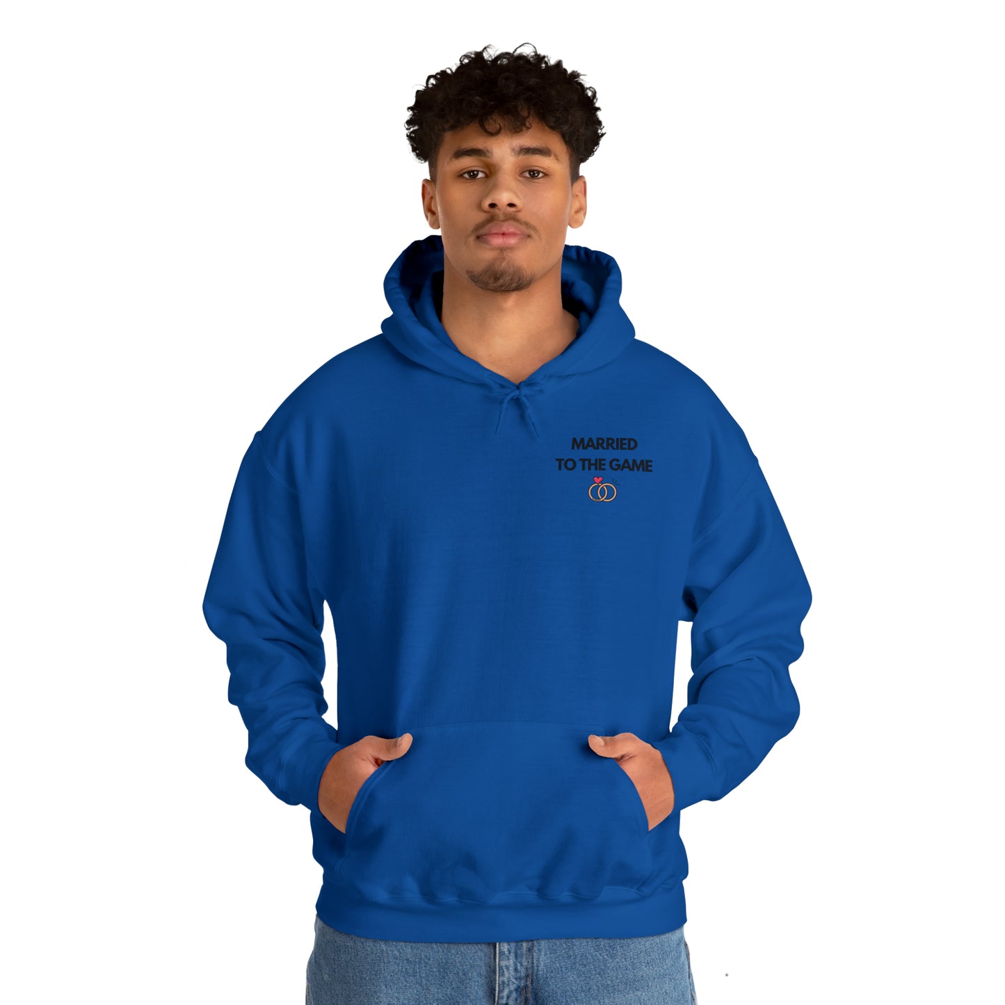 Married To The Game Small Logo Hoodie - Unisex Heavy Blend™ Hooded Sweatshirt
