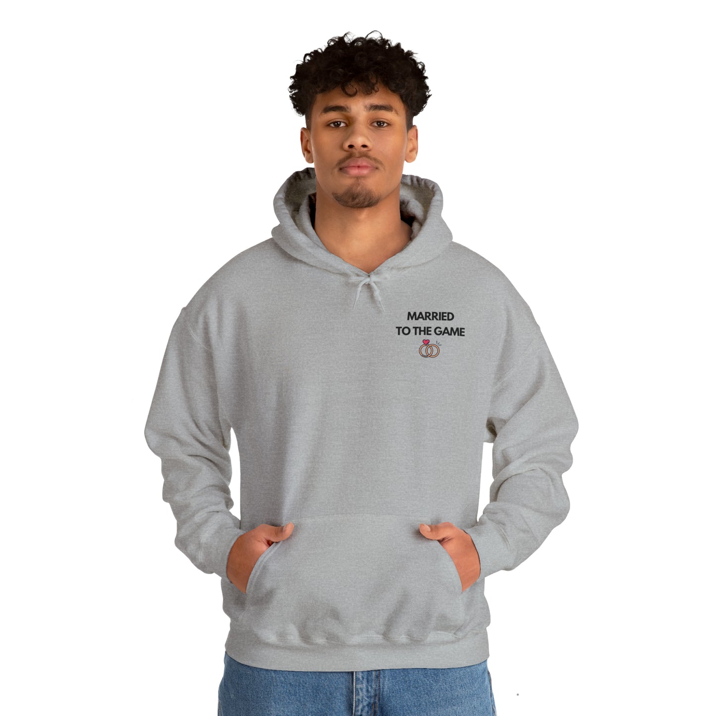 Married To The Game Small Logo Hoodie - Unisex Heavy Blend™ Hooded Sweatshirt