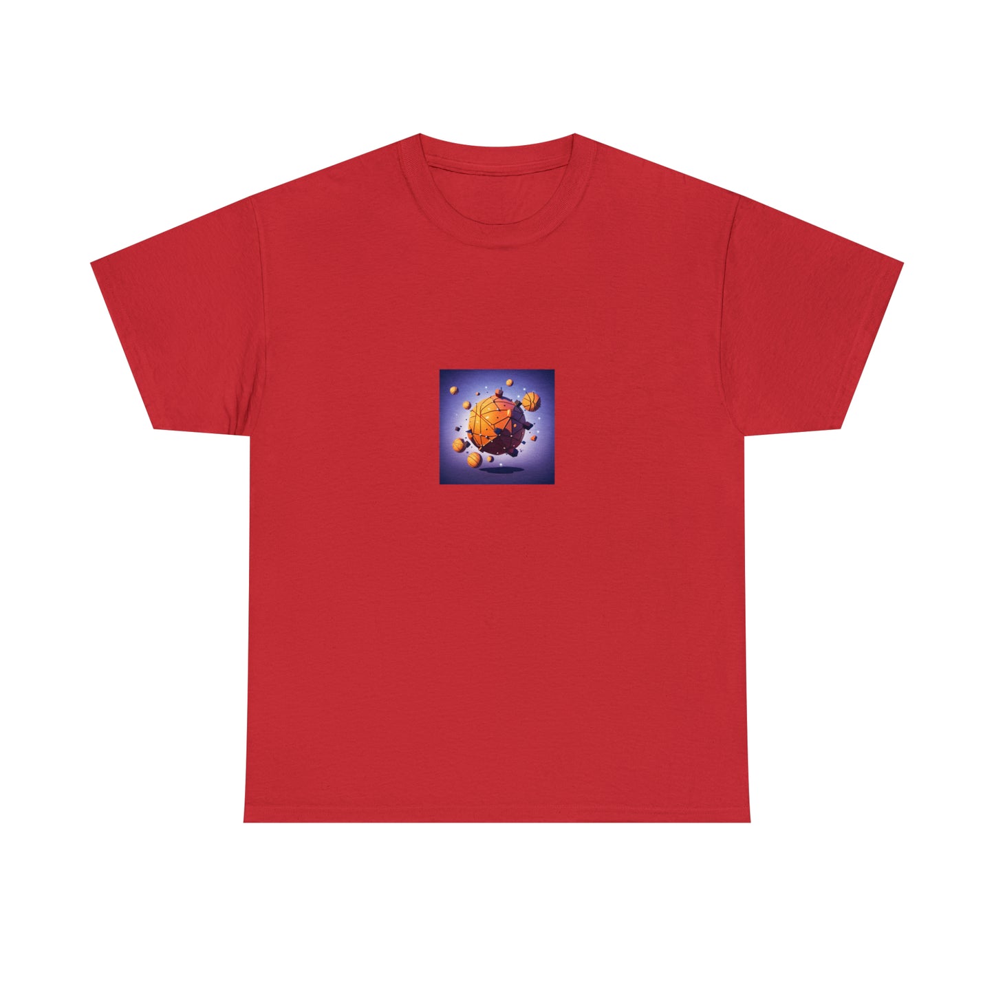Basketball Orbit Tee - Unisex Heavy Cotton Tee