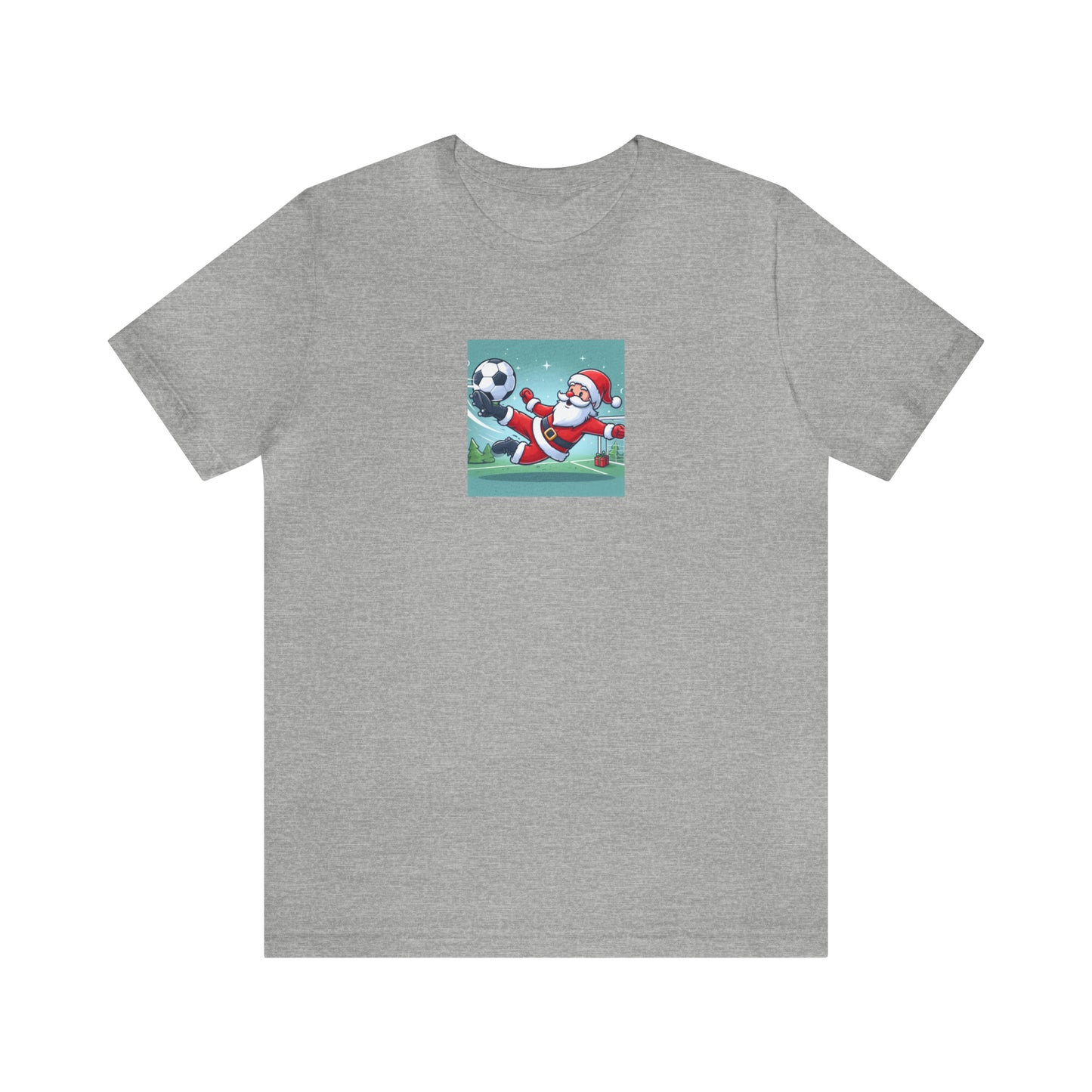 Santa Bicycle Kick Tee - Unisex Jersey Short Sleeve Tee