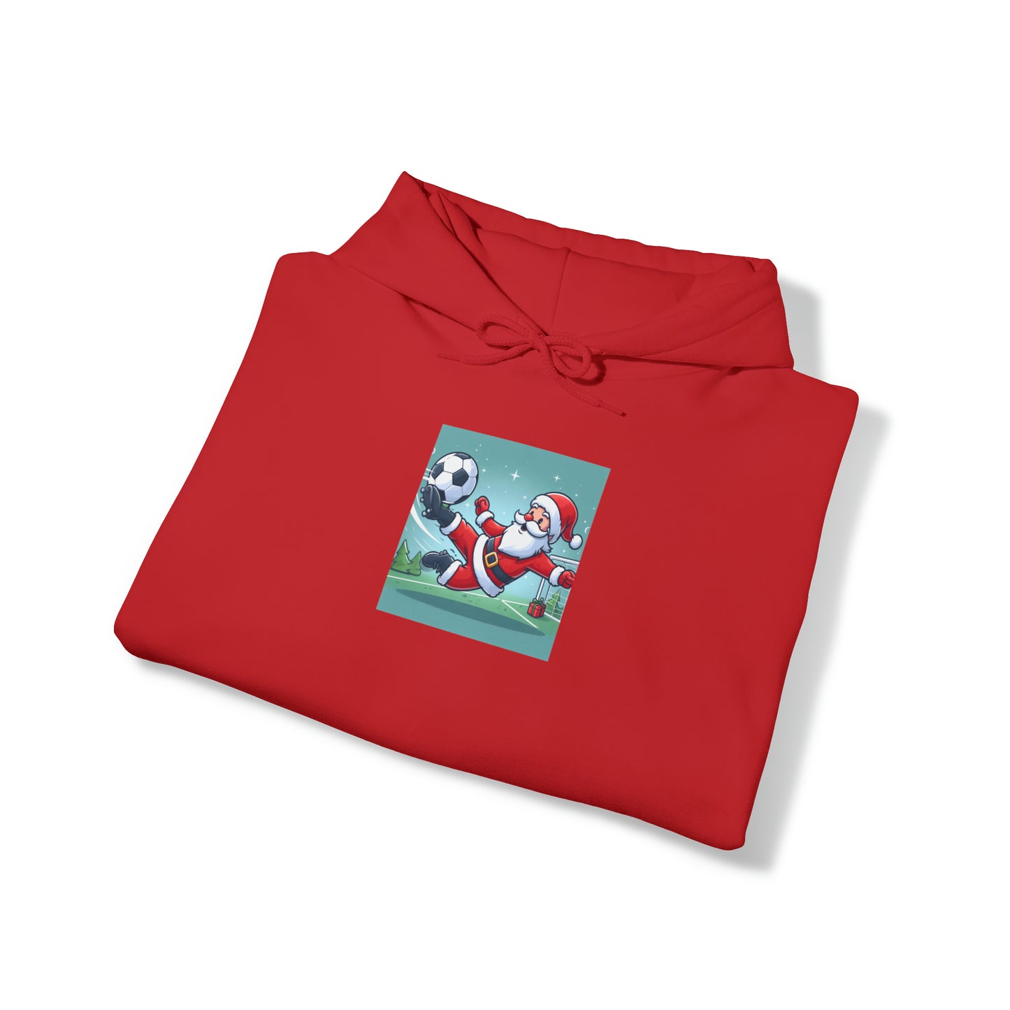 Santa Bicycle Kick Hoodie - Unisex Heavy Blend™ Hooded Sweatshirt