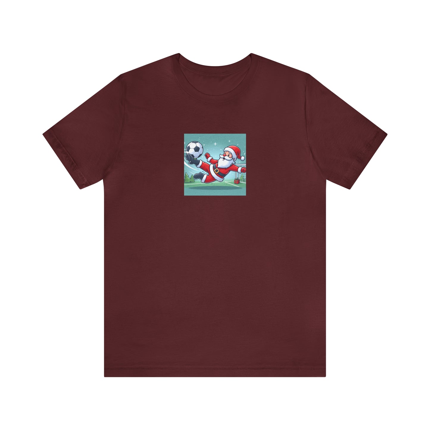 Santa Bicycle Kick Tee - Unisex Jersey Short Sleeve Tee