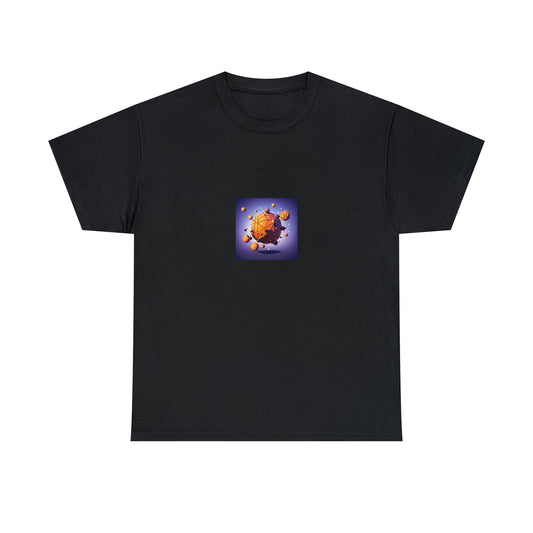 Basketball Orbit Tee - Unisex Heavy Cotton Tee