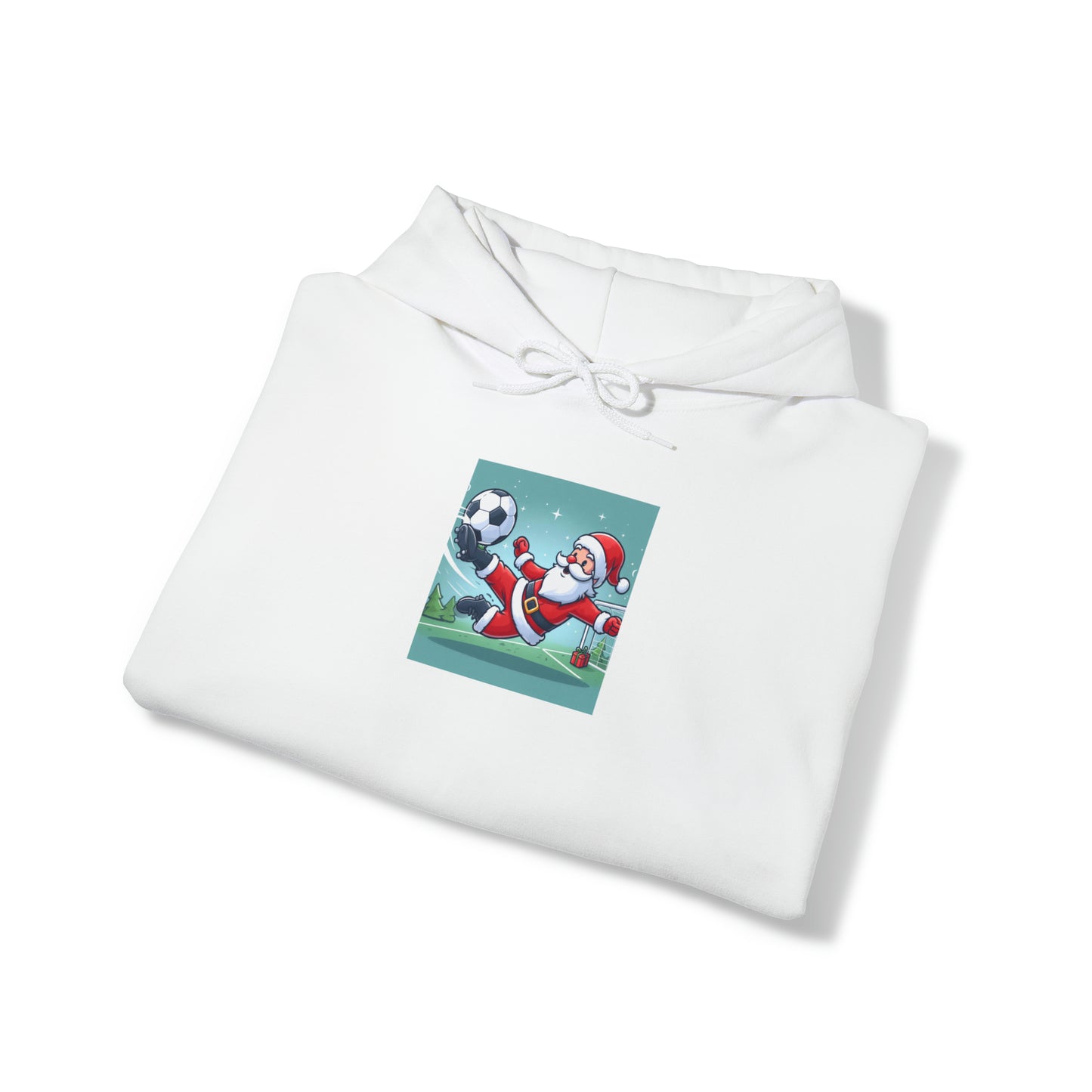 Santa Bicycle Kick Hoodie - Unisex Heavy Blend™ Hooded Sweatshirt