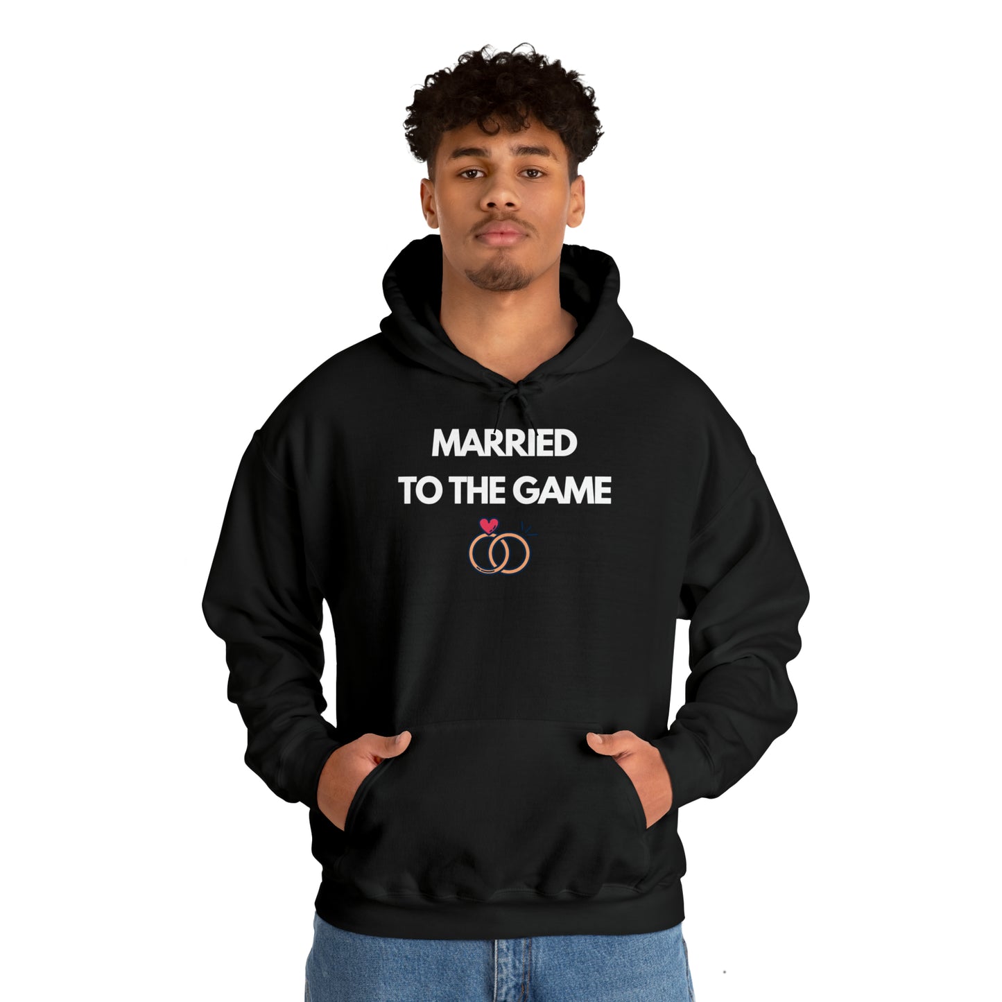 Married To The Game Hoodie - Unisex Heavy Blend™ Hooded Sweatshirt