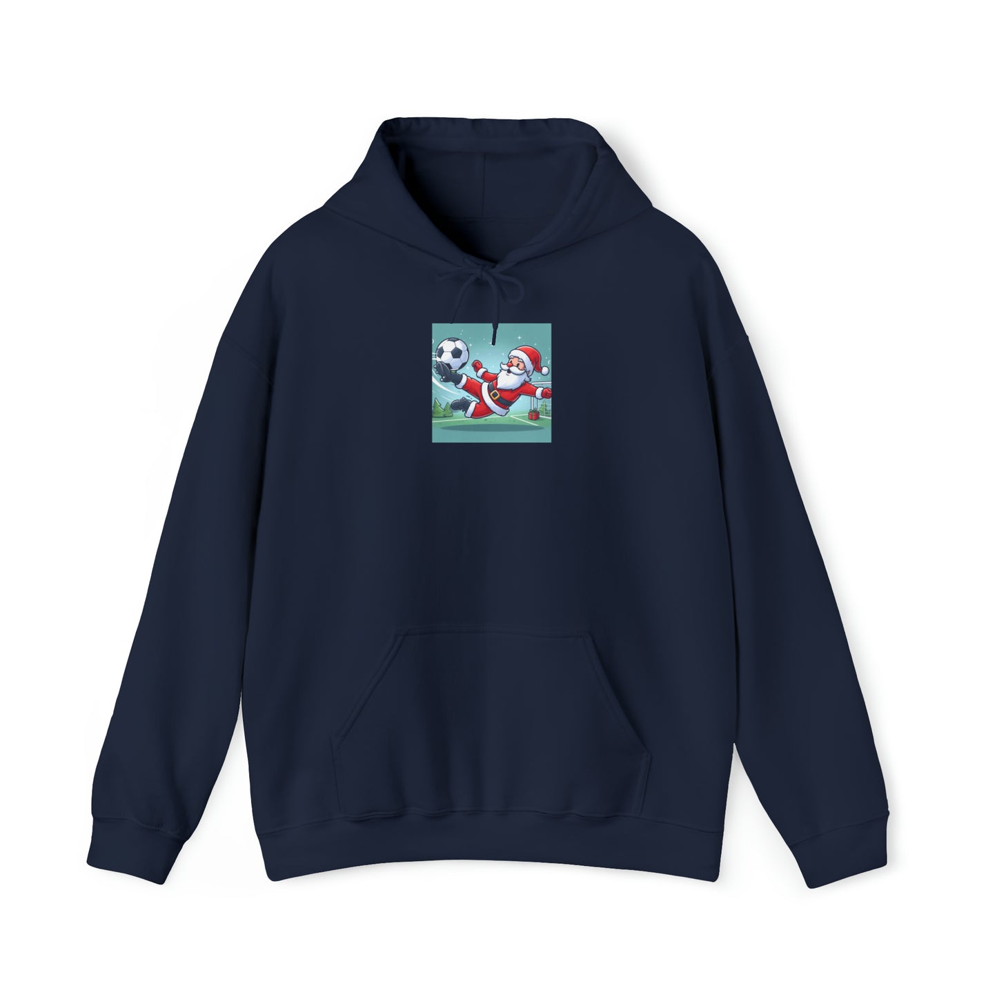 Santa Bicycle Kick Hoodie - Unisex Heavy Blend™ Hooded Sweatshirt